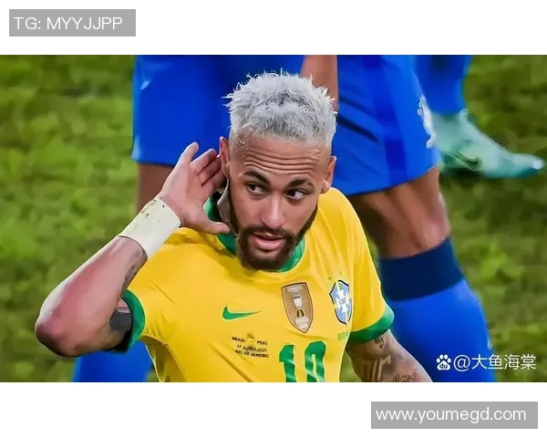 闪耀绿茵场的足球明星内马尔海报展现激情与梦想